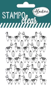 Aladine Stempel silikonowy, Lamy i Kaktusy - Zabawki kreatywne - miniaturka - grafika 1