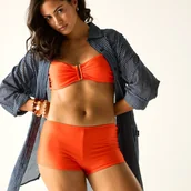 Stroje kąpielowe - Regatta Dół od stroju kąpielowego damski Aceana Pomarańczowy, Rozmiar: 36 - miniaturka - grafika 1