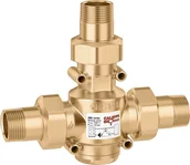 Akcesoria grzewcze - Termostatyczny zawór zabezpieczajacy przed zbyt niską temperaturą powrotu DN32 1 1/4GZ, nastawa 55°C - miniaturka - grafika 1