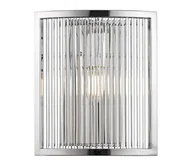 Lampy ścienne - Zuma Line W0528-01A-B5AC - Kinkiet SERGIO 1xE14/60W/230V srebrny - miniaturka - grafika 1
