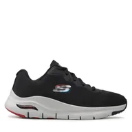 Sneakersy męskie - Sneakersy Skechers Infinity Cool 232303/BLK Czarny - miniaturka - grafika 1