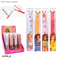 Długopisy - Długopis dwukolorowy z uszkami Top Model 1 szt mix 12170A - DEPESCHE - miniaturka - grafika 1