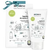 Kosmetyki kąpielowe dla dzieci - MomMe Łagodny żel do mycia 2w1, 150ml - miniaturka - grafika 1