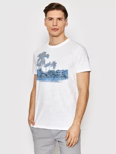 Koszulki męskie - Joop! T-Shirt J222J026 30030907 Biały Regular Fit - grafika 1