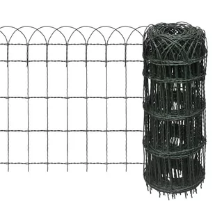 vidaxl Rozwijane ogrodzenie trawnikowe 25 x 0,65 m - Ogrodzenia - miniaturka - grafika 1