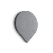 Płyty i maty izolacyjne - Panel akustyczny POLY, kropla, 600x600x56 mm, ścienny, jasnoszary - miniaturka - grafika 1