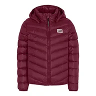 Kurtki i płaszcze dla chłopców - LEGO Dziewczęca kurtka puchowa, wiatroszczelna, odpinany kaptur, kurtka polarowa, bordowy, 122 cm - miniaturka - grafika 1