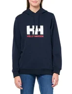 Bluzy damskie - Helly Hansen Damska bluza z kapturem z logo W Hh 2.0 - miniaturka - grafika 1