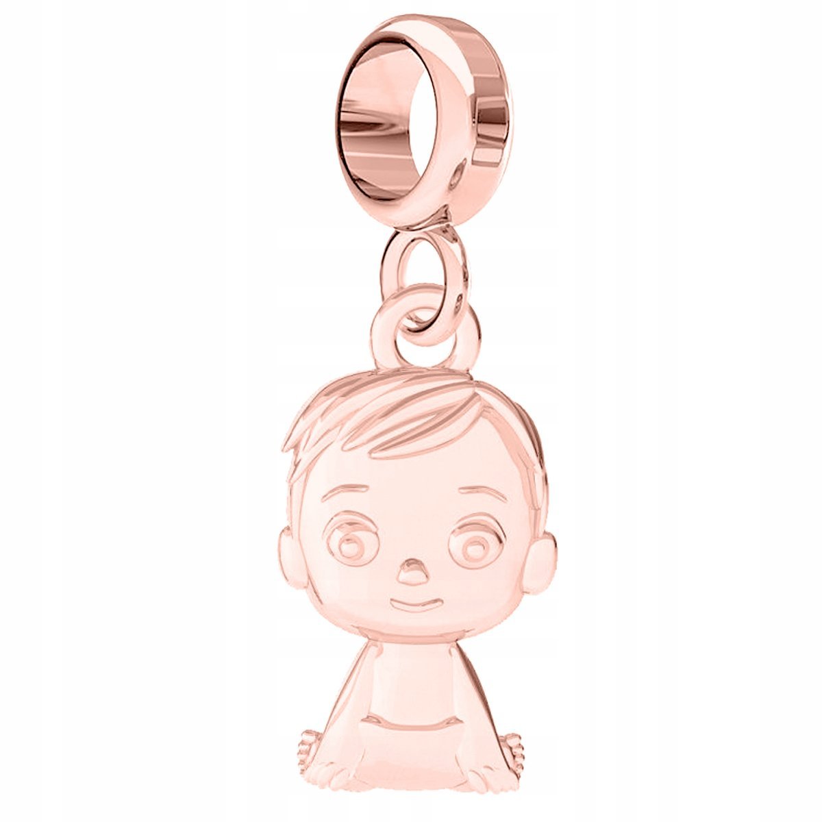 Charms Pozłacany Chłopczyk Chłopiec Family Rodzina Dziecko Syn SREBRO 925