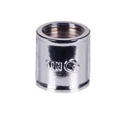 Akcesoria hydrauliczne - Invena Mufa chrom 1/2" - miniaturka - grafika 1