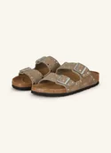 Klapki i japonki damskie - Birkenstock Klapki Arizona Rivet Leve beige - miniaturka - grafika 1