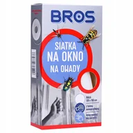 Moskitiery - Bros Siatka Moskitiera Na Okno Owady 130X150 Biała - miniaturka - grafika 1
