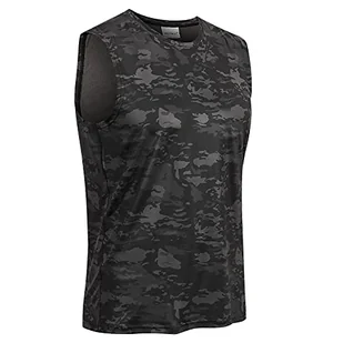MeetHoo Męski Tank Top, Mięśniowe Koszulki Tank Shirt Rękawy Koszulka Podkoszulka Szybko suche Podkoszulka Siłownia Bieganie dla mężczyzn - Koszulki sportowe męskie - miniaturka - grafika 1