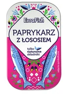 Konserwy i dania rybne - EVRA PAPRYKARZ Z ŁOSOSIEM 125G - miniaturka - grafika 1