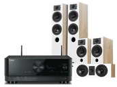 Kino domowe - Yamaha RXV-6A (czarny)+ Diva 5 (dąb) +Diva 3 (dąb) + Diva 7 (dąb) - miniaturka - grafika 1