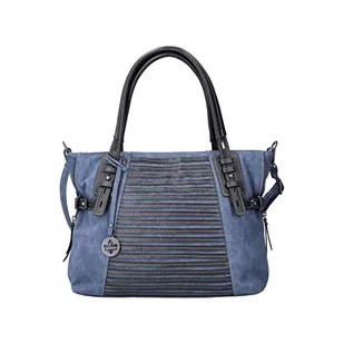 Rieker Women's H1083 Shopper, niebieski - Torebki damskie - miniaturka - grafika 1