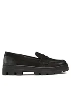 Półbuty damskie - Lasocki Lordsy WI23-PUSZAN-19 Czarny - miniaturka - grafika 1