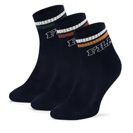 Skarpetki dla dzieci - Skarpety Fila F8080-AW24 (3-pack) Granatowy - miniaturka - grafika 1