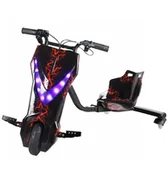 Pojazdy elektryczne dla dzieci - GOKART ELEKTRYCZNY 3 KOŁA SKUTER POJAZD DESKOROLKA ELEKTRYCZNA LED DRIFTY - miniaturka - grafika 1