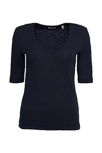 ESPRIT Damska koszulka 043EE1K343, 400/NAVY, L, 400/granatowy, L - Koszulki i topy damskie - miniaturka - grafika 1