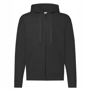 Bluza Męska Z Kapturem Rozpinana Czarny r. L - Bluzy męskie - miniaturka - grafika 1