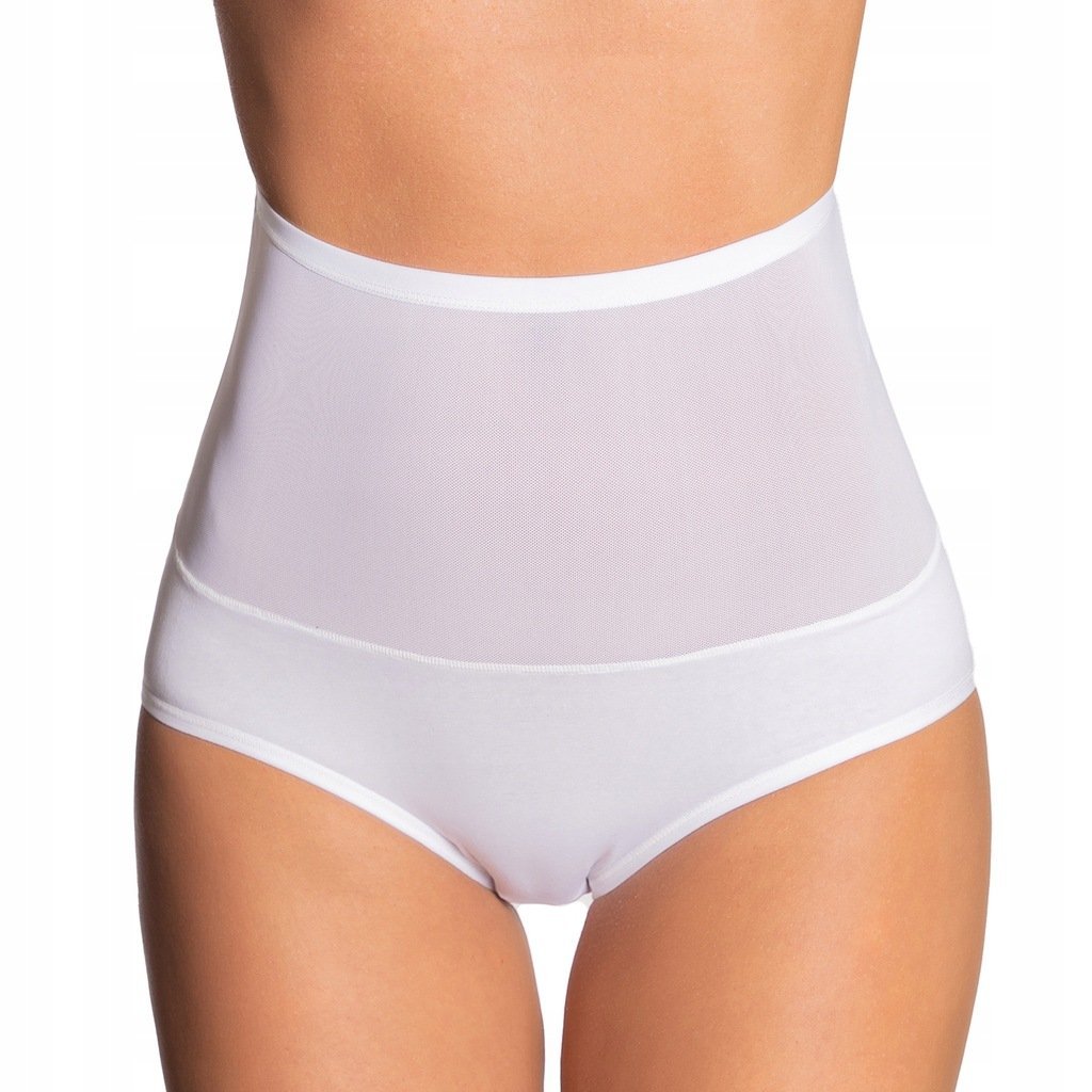 MEDINOVA Majtki Wyszczuplające Korygujące Bawełniane Wysoki Stan S