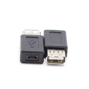 Adapter USB żeńskie - MICRO USB żeńskie - Huby USB - miniaturka - grafika 1