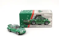 Samochody i pojazdy dla dzieci - POP RACE PR64-84 Porsche Singer Christmas Edition Green - miniaturka - grafika 1