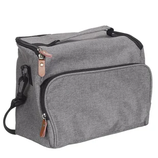 Torba termiczna na lunch Zippi szara - Lunch boxy - miniaturka - grafika 1