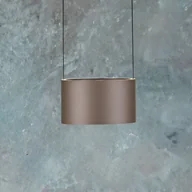 Lampy sufitowe - PURE Lampa wisząca Clipse, możliwość ściemniania, brązowy / mosiężny, salon / jadalnia, metal, nowoczesny - miniaturka - grafika 1