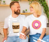 Gadżety dla niej i dla niego - Zestaw koszulek dla pary na walentynki - miniaturka - grafika 1