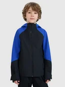 Kurtki i płaszcze dla chłopców - 4F Kurtka trekkingowa membrana 5000 chłopięca - niebieska 122 (6-7 lat) - miniaturka - grafika 1