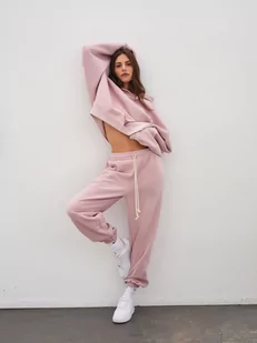 JOGGERY RUBY PINK - MADE BY US - Spodnie damskie - miniaturka - grafika 1