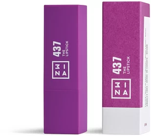 3ina 3ina Makeup  Vegan  Cruelty Free  The Lipstick 437  długo utrzymująca się szminka  matowa  szminka do ust  matowa  fioletowa matowa - Szminki - miniaturka - grafika 2