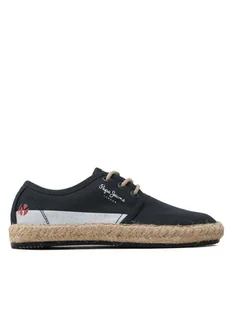 Pepe Jeans Espadryle Tourist Lace Boys PBS10096 Granatowy - Buty dla chłopców - miniaturka - grafika 1