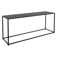 Ławy i stoliki kawowe - Stolik kawowy 115x32x50,5 cm czarny wykonany z metalu ML-Design - miniaturka - grafika 1