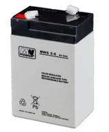 Akcesoria i części modelarskie - MW POWER Pb 6V 5Ah bezobsługowy (waga 1kg, prąd ład. 1.5A, prąd rozład. 50A) MWS/6V-5AH - miniaturka - grafika 1