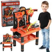 Zabawy w naśladowanie dorosłych - Zestaw majsterkowicza Warsztat Imadło Wkrętarka  Y212 - miniaturka - grafika 1