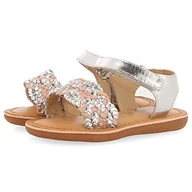 Buty dla dziewczynek - GIOSEPPO Płaskie sandały dla dziewczynki Vaglia, srebrny - srebro - 21 EU - miniaturka - grafika 1
