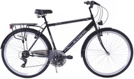 Rowery - Rower trekkingowy męski 28 Kozbike DENVER (21") czarny 21-speed - miniaturka - grafika 1