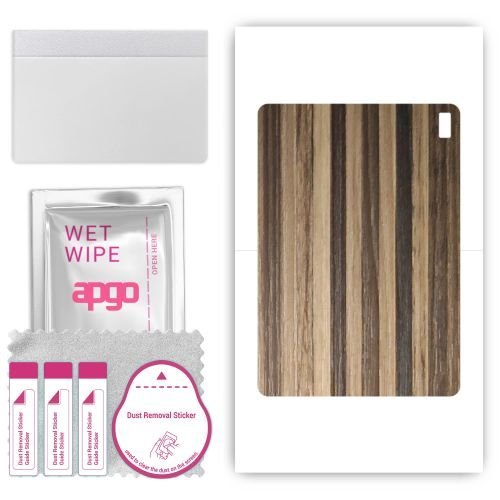 folia naklejka skórka strukturalna na TYŁ do HTC A103 - Drewno Paski Mix - apgo SKINS