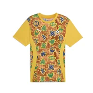 Koszulki sportowe męskie - Męska koszulka przedmeczowa Ghana PUMA Yellow Sizzle Intense Red - miniaturka - grafika 1