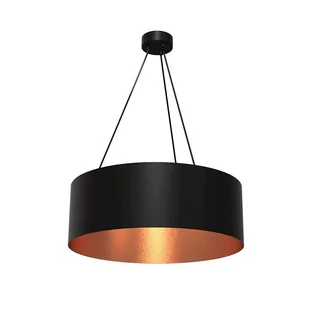Milagro LAMPA wisząca ROBIN MLP 4484 okrągła OPRAWA zwis czarny miedziany MLP 4484 - Lampy sufitowe - miniaturka - grafika 1