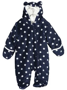 Blue Seven Kombinezon zimowy 485032 Granatowy Regular Fit - Kombinezony dla dzieci - miniaturka - grafika 1