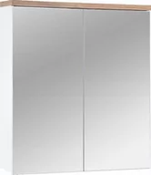Szafki łazienkowe - Szafka łazienkowa BALI WHITE 840 z lustrem 60 cm - miniaturka - grafika 1