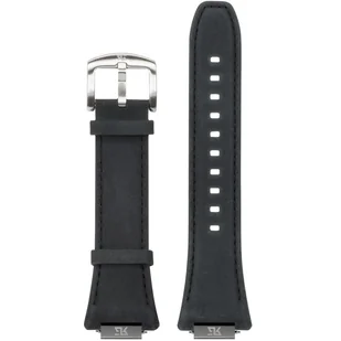 Ralph Giallo Pasek do etui na Apple Watch szary ze srebrną sprzączką - skórzany - Akcesoria do smartwatchy - miniaturka - grafika 1