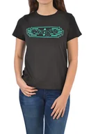 Koszulki i topy damskie - WRANGLER SS GRAPHIC TEE FADED BLACK CZARNY T-SHIRT DAMSKI - miniaturka - grafika 1