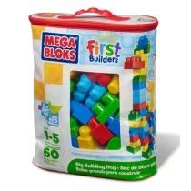 Mega Bloks Klocki 60 el torba niebieska DCH55 - Klocki - miniaturka - grafika 2