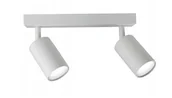 Lampy sufitowe - Superled Spoti lampa sufitowa (spot) 2-punktowa biała - miniaturka - grafika 1