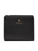 Portfele - Furla Mały Portfel Damski Camelia S Compact Wallet WP00307-HSF000-O6000-1007 Czarny - miniaturka - grafika 1